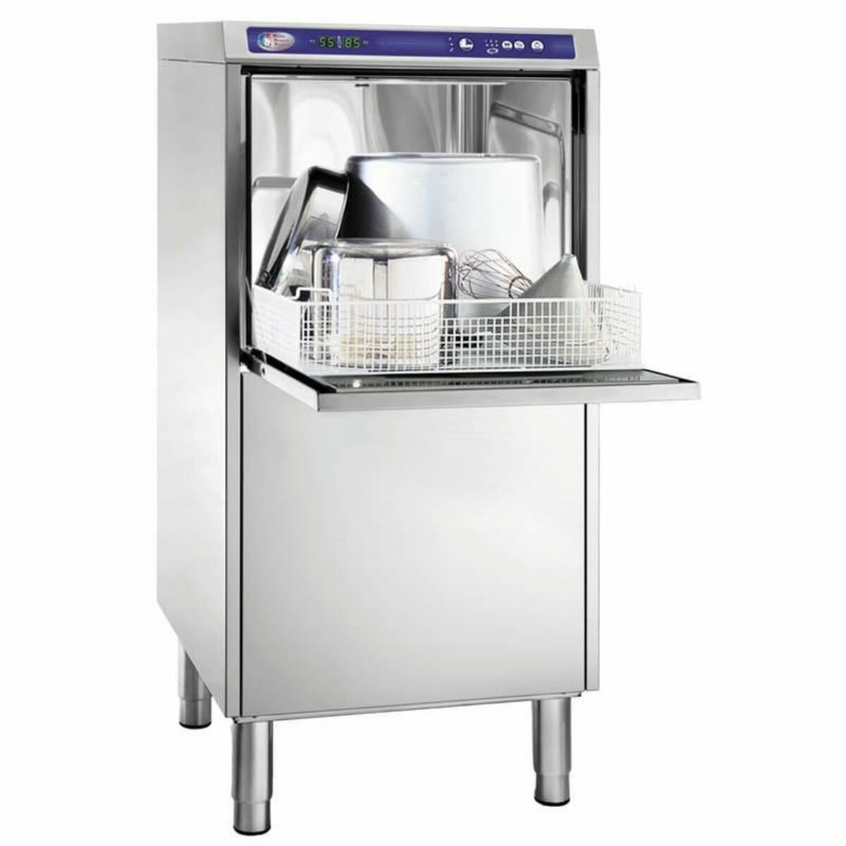 Professional and compact stainless steel pot washer