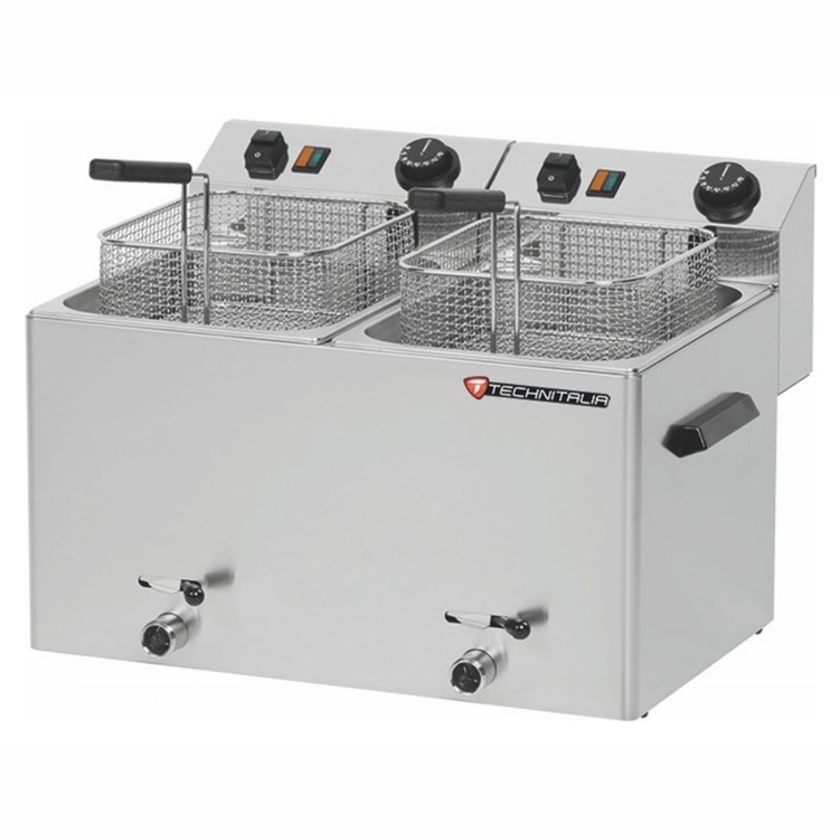 Professional countertop fryer 2 x 8 litres