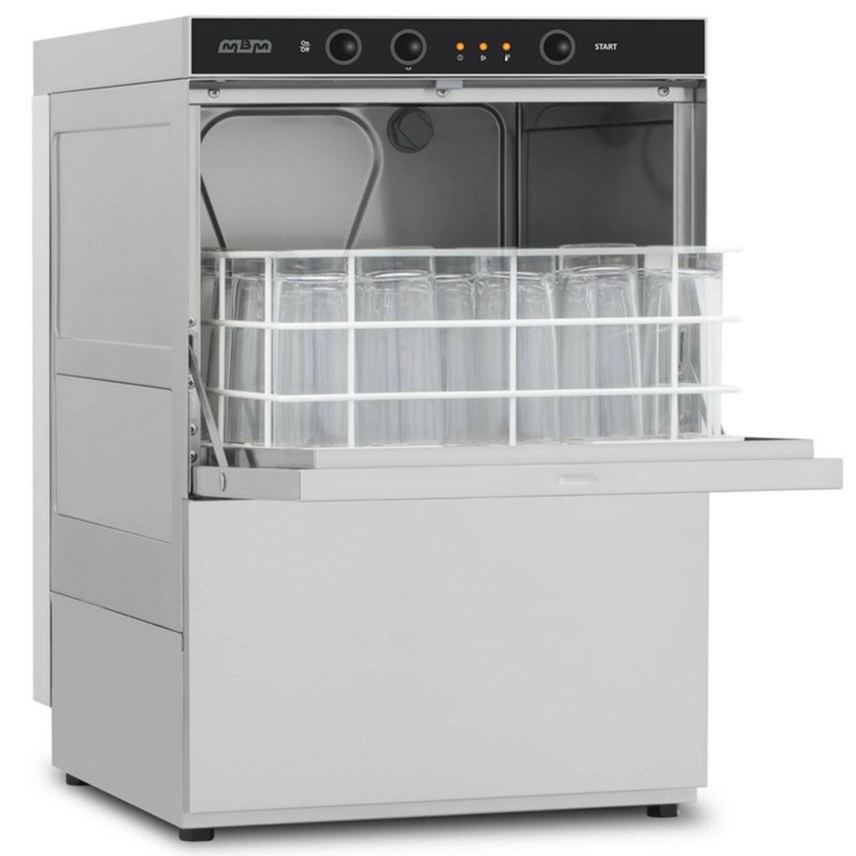 Professional glass washer MBM LB306CR round basket ø 35