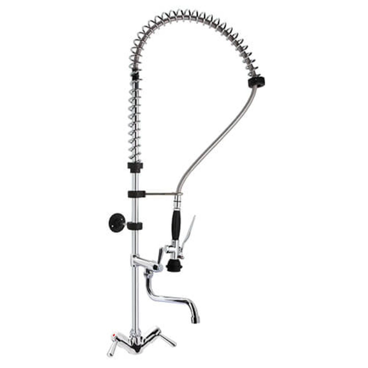 Professional kitchen spray with intermediate tap