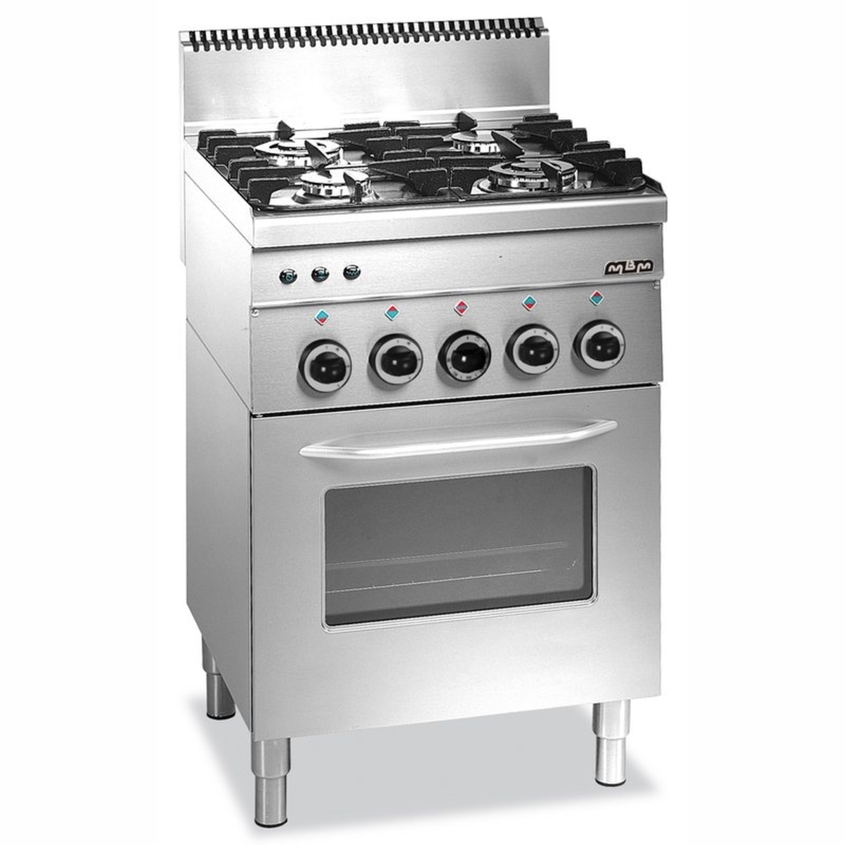 Range cooker MBM 4 burners electric oven