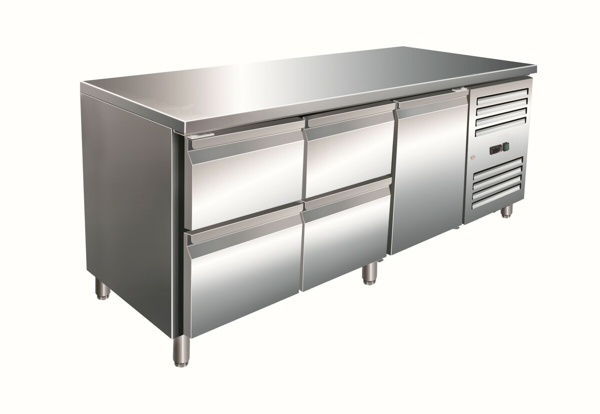 Refrigerated counter 1Porte + 4 KYLJA drawers 3140 TN
