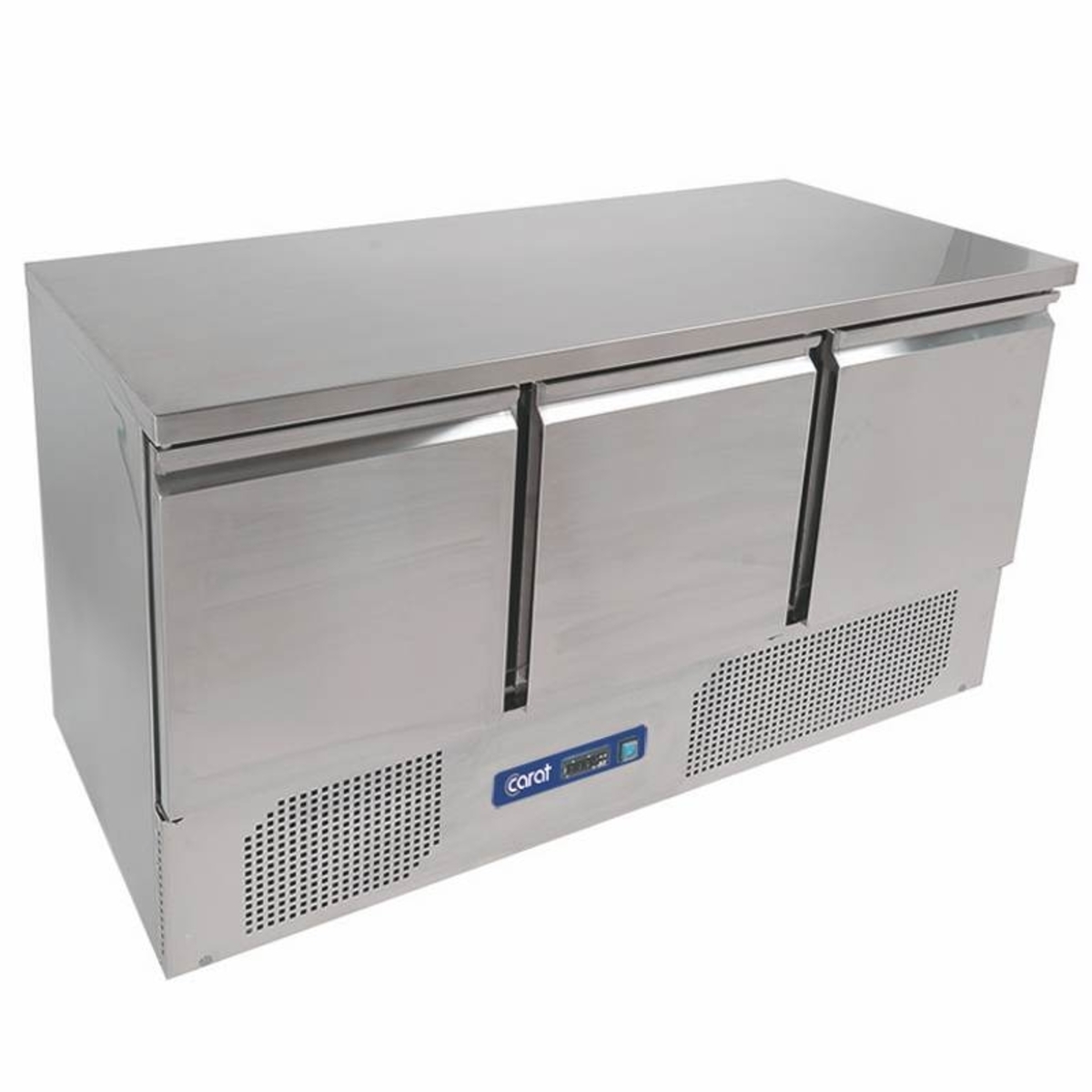Refrigerated counter 3 doors 350 litres +4/+10°C