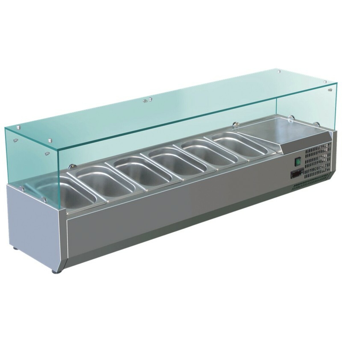 Refrigerated display case 6 GN pans 1/3