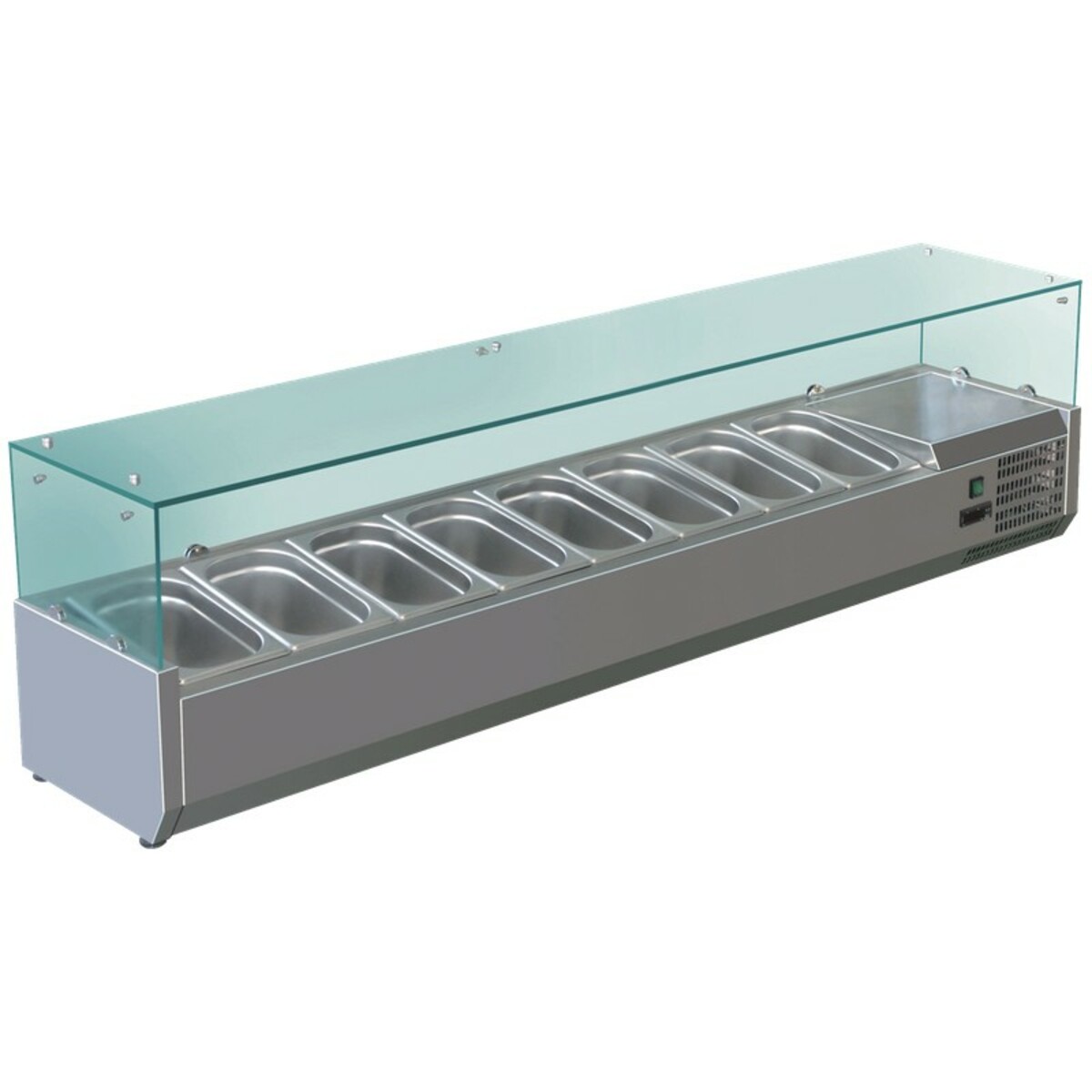 Refrigerated display case 8 GN pans 1/3