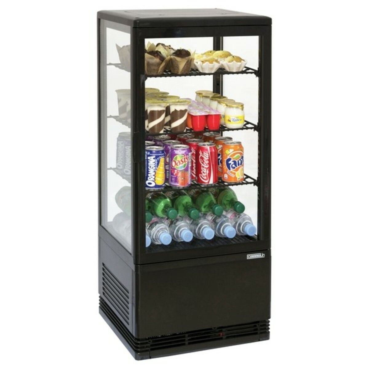 Refrigerated display case Casselin CRV 78 litres black 4°C to 12°C