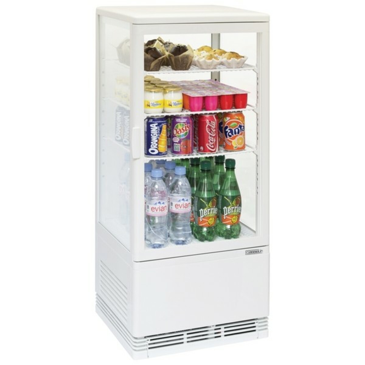 Refrigerated display case Casselin CRV 78 litres white 4°C to 12°C