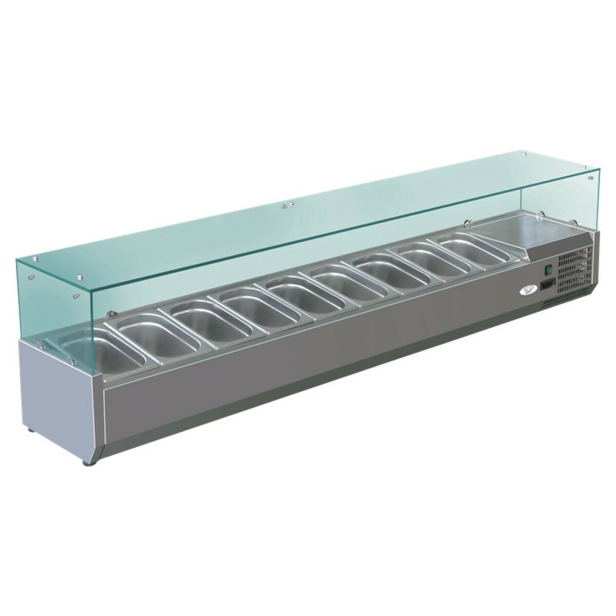 Refrigerated display unit 9 GN pans 1/3