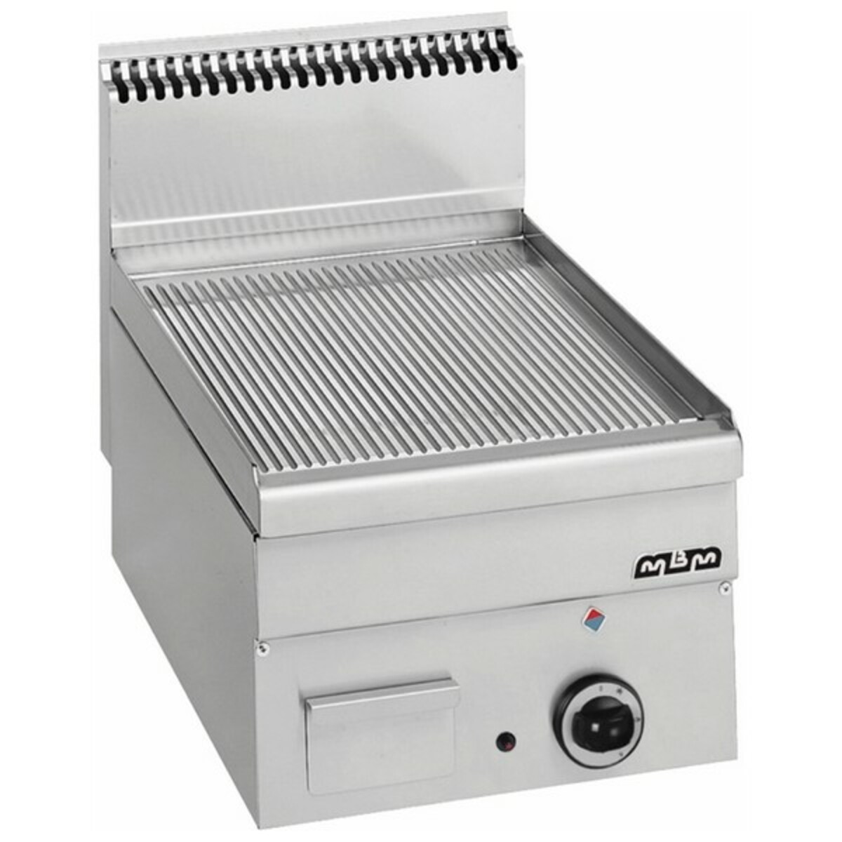Ribbed gas griddle MBM