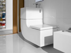 Roca's W+W: a bathroom innovation combining a washbasin with a WC