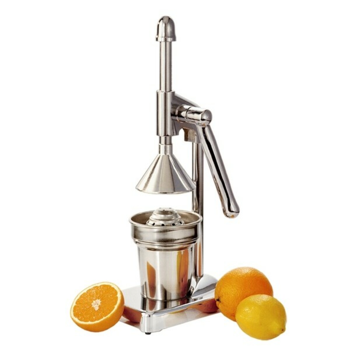 Semi-professional chrome citrus press