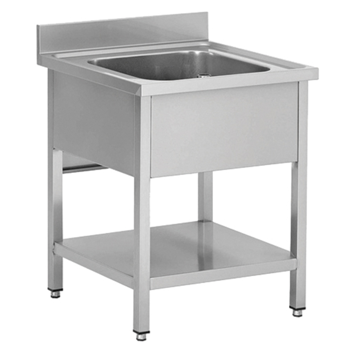 Sink 1 bowl 400 x 500 length 600 depth 700