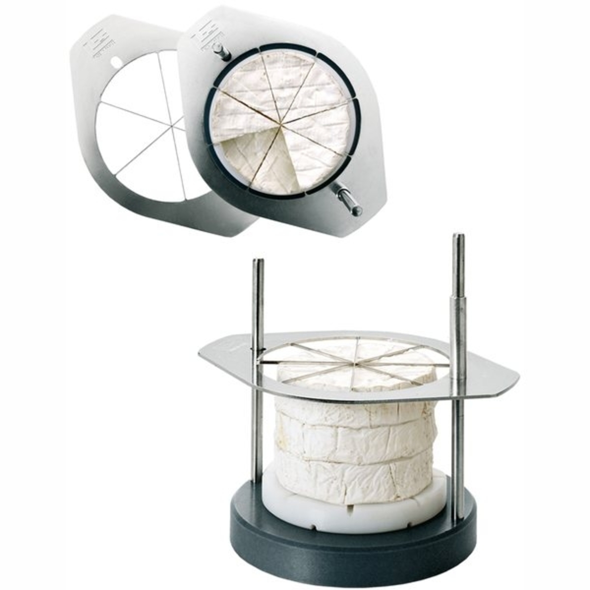 Stainless steel camembert portioner Tellier