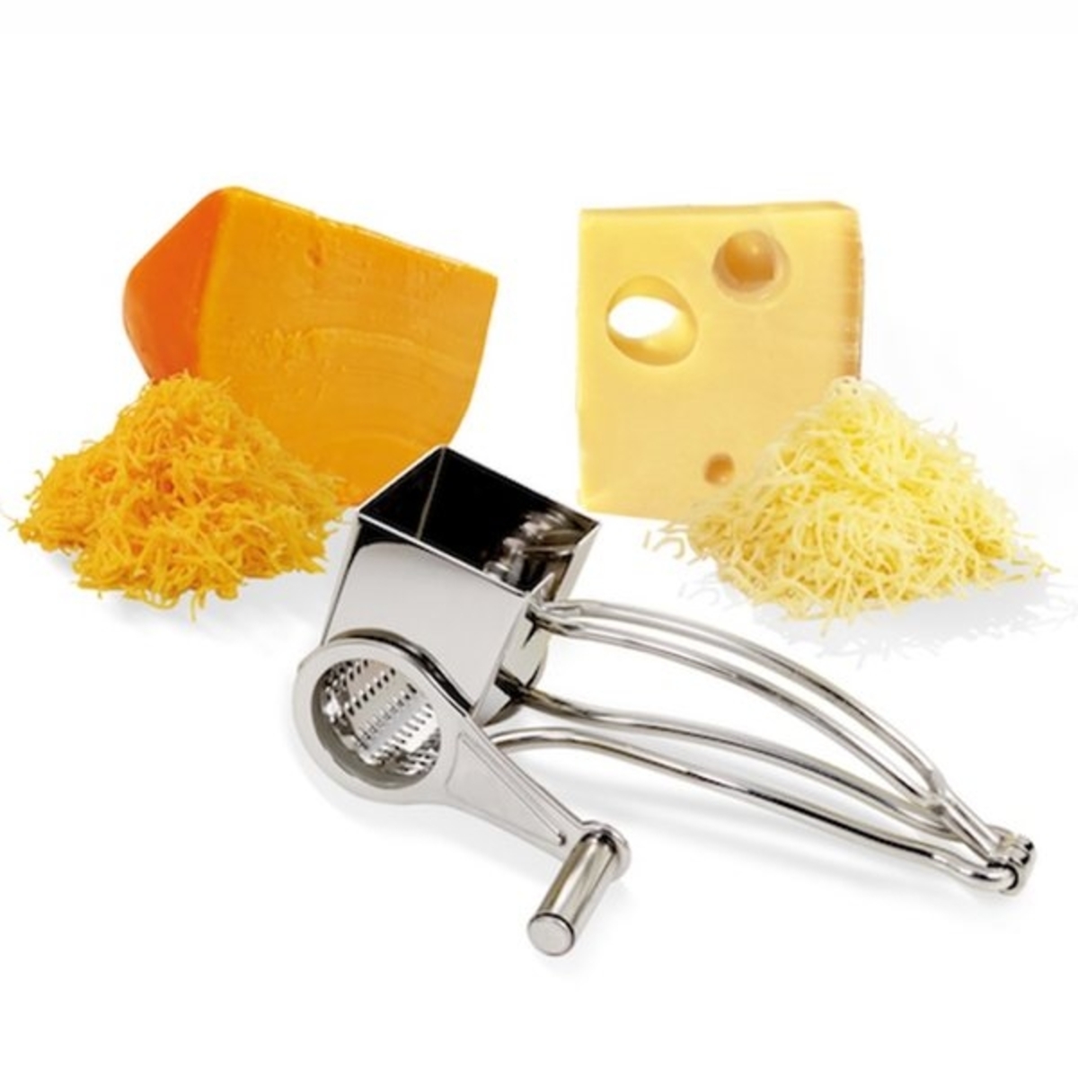 Stainless steel cheese grater mill - 1 drum gruyère
