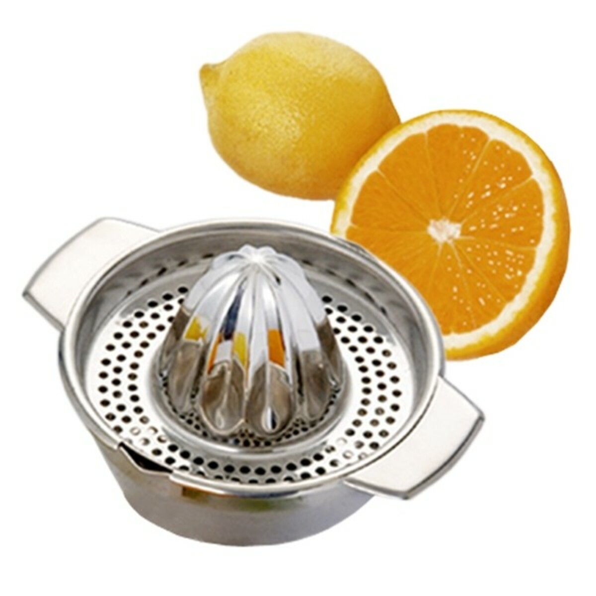 Stainless steel citrus press