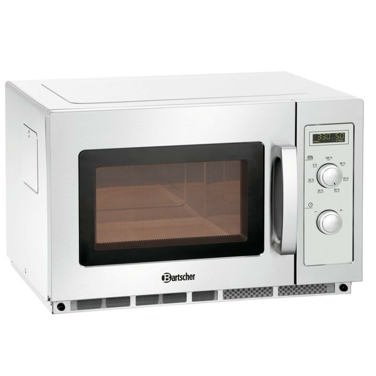 Stainless steel microwave oven Bartscher 1800 W 34 litres