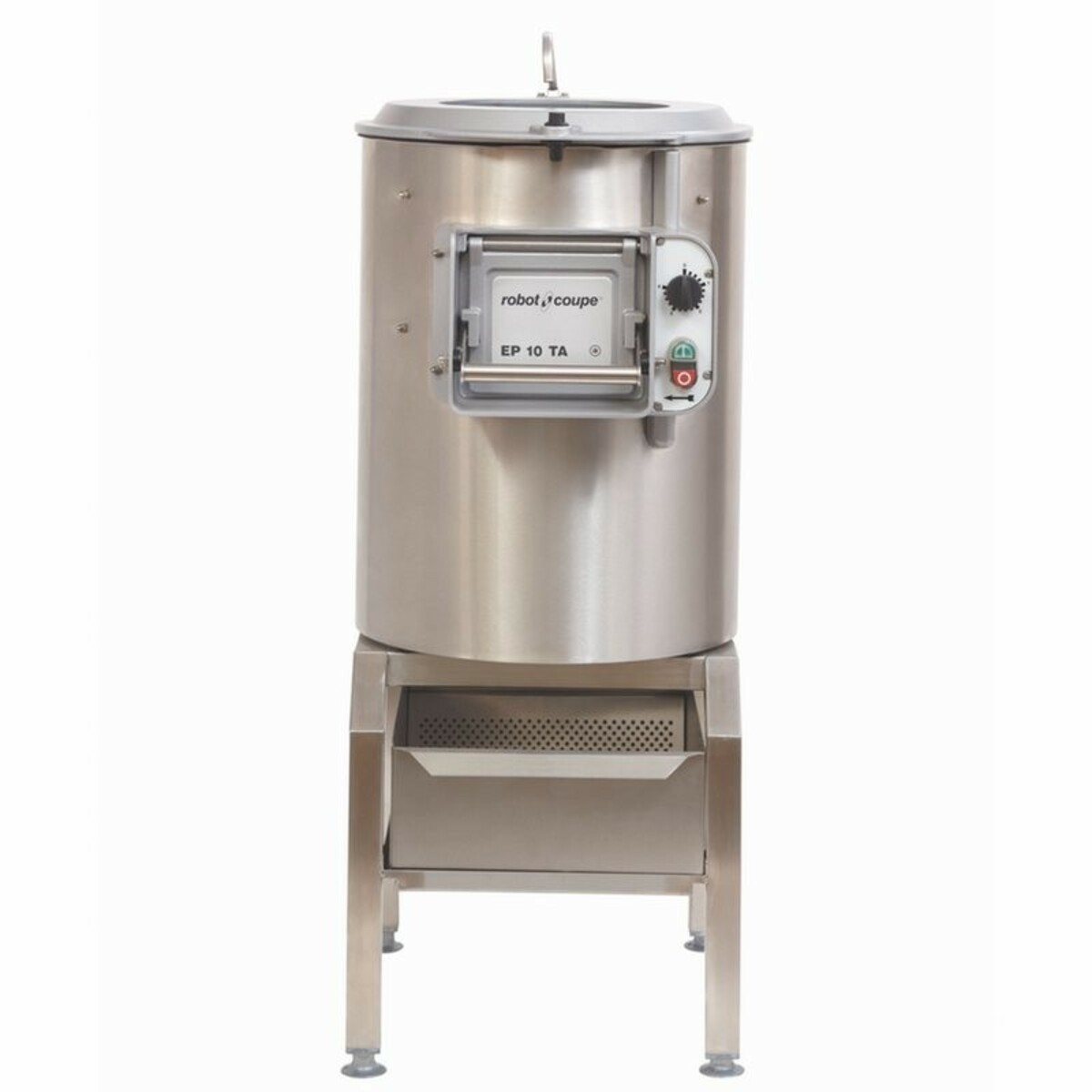 Stainless steel potato peeler with abrasive drum Robot coupe EP10TA