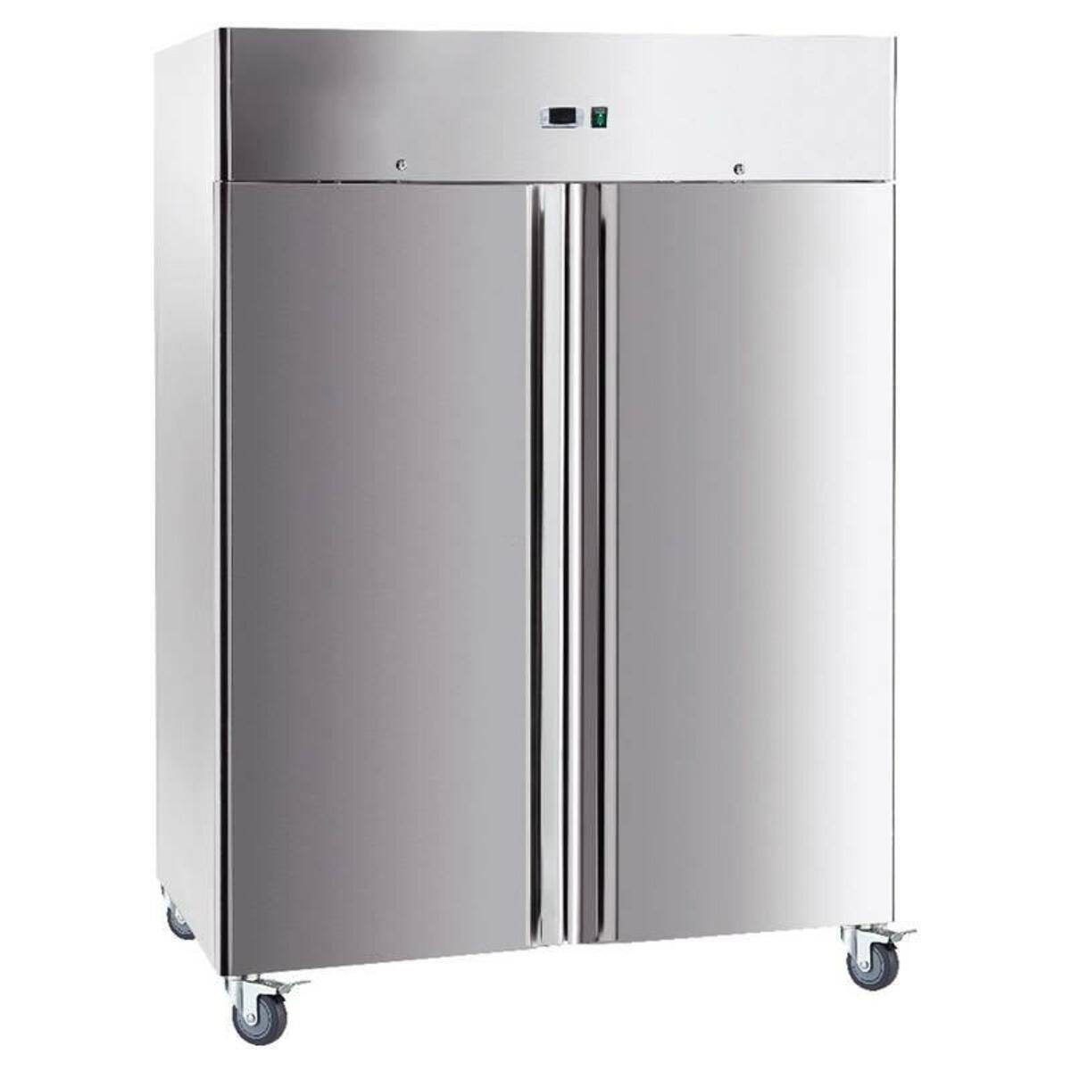 Stainless steel refrigerated cabinet 2 doors 1400 L