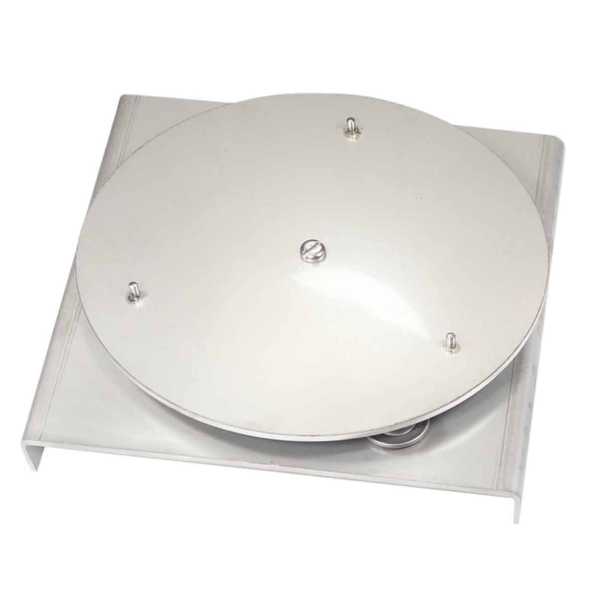 Stainless steel rotating turntable for Tellier electric can opener