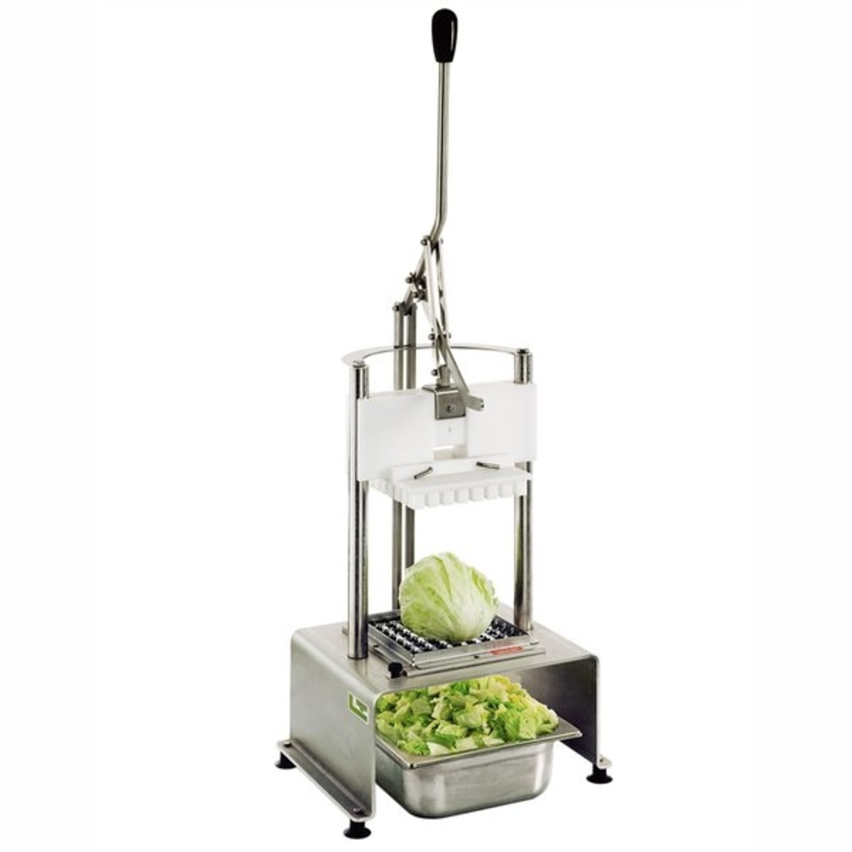 Stainless steel salad cutter - special catering - 23 x 23 mm