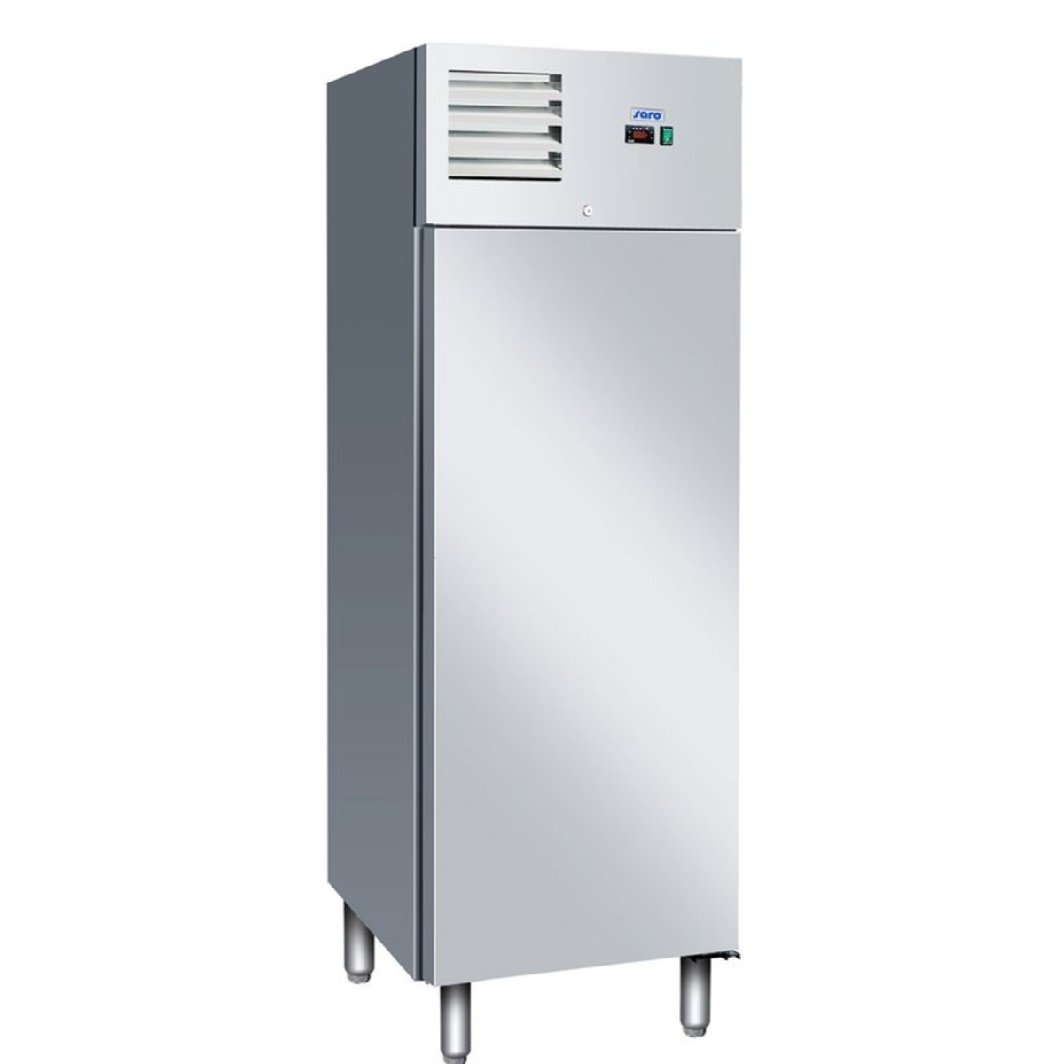 Stainless steel ventilated positive refrigerated cabinet 685 litres