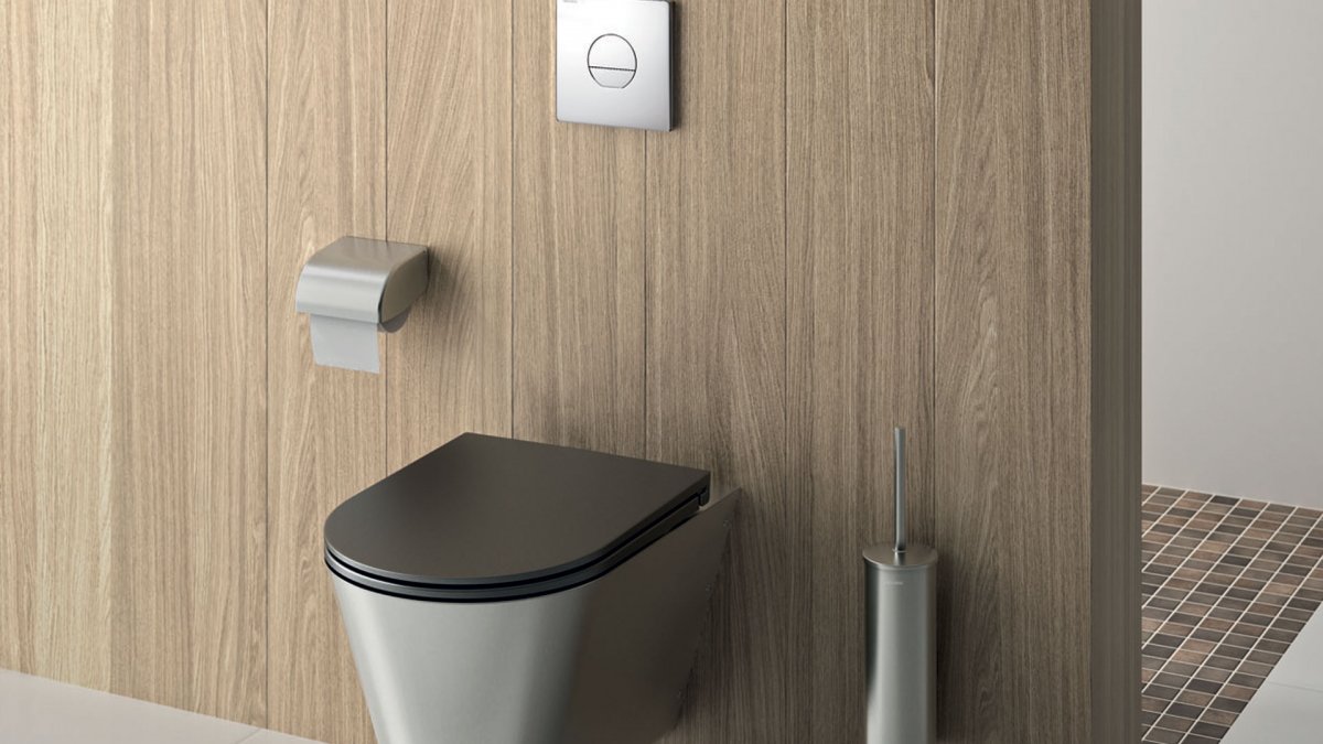 Stylish, quieter, hygienic: Delabie presents its direct flush WC system