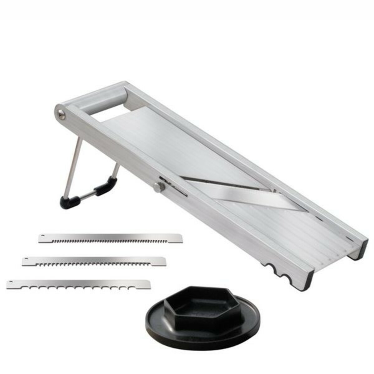 Super professional mandoline (fries and julienne 1-2-4-7-10 mm)