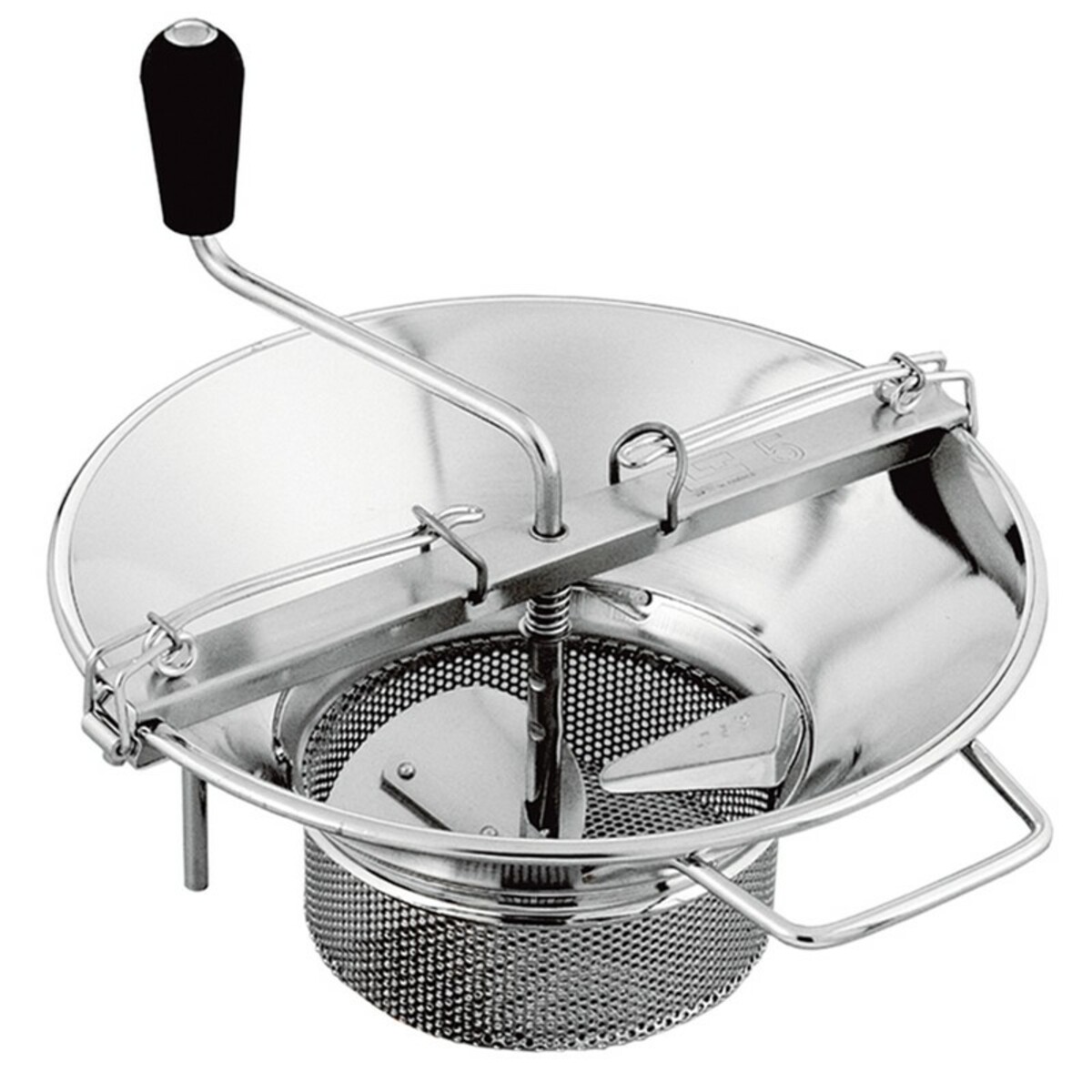 Tellier stainless steel food mill no.5 grid 3 mm
