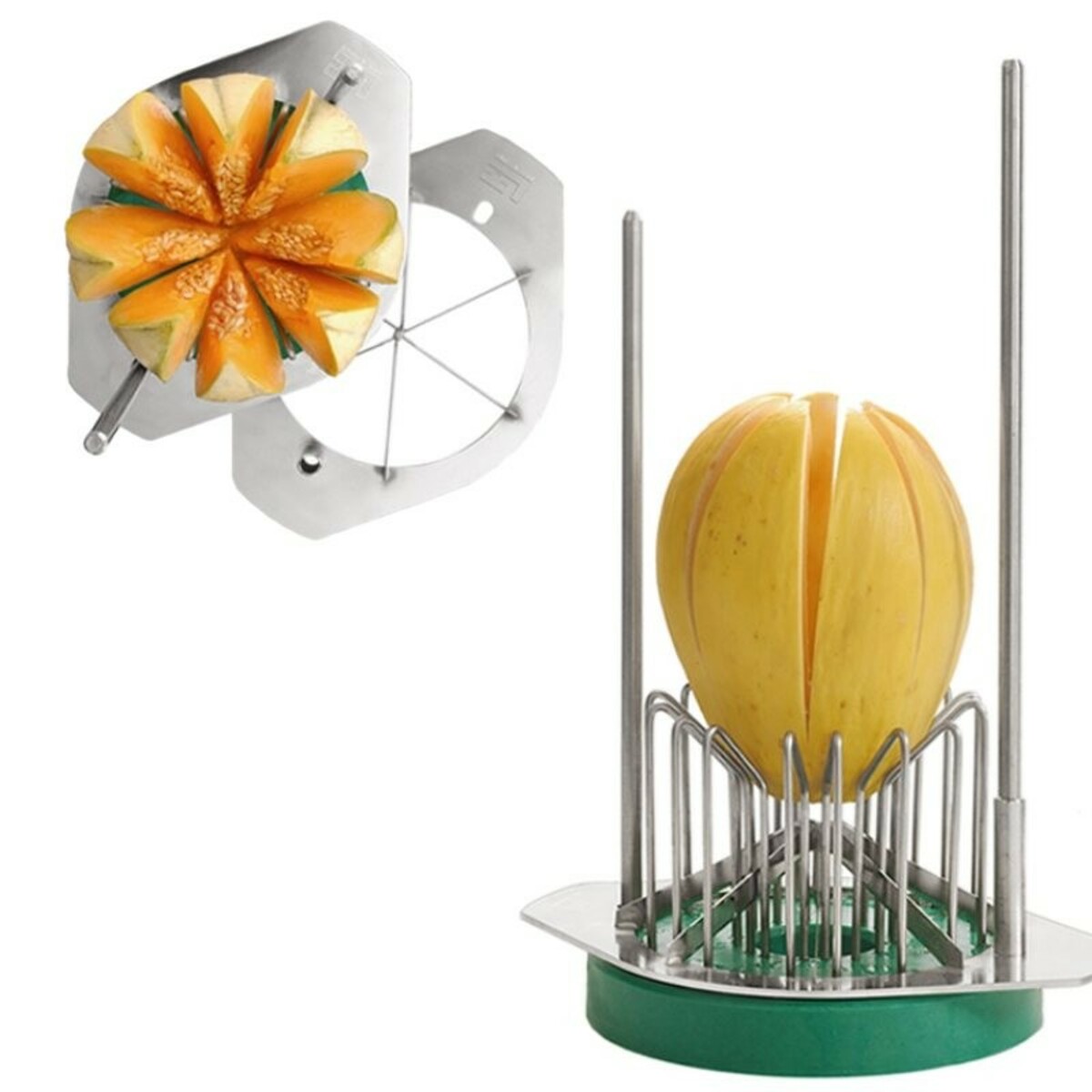 Tellier stainless steel melon divider 6 parts