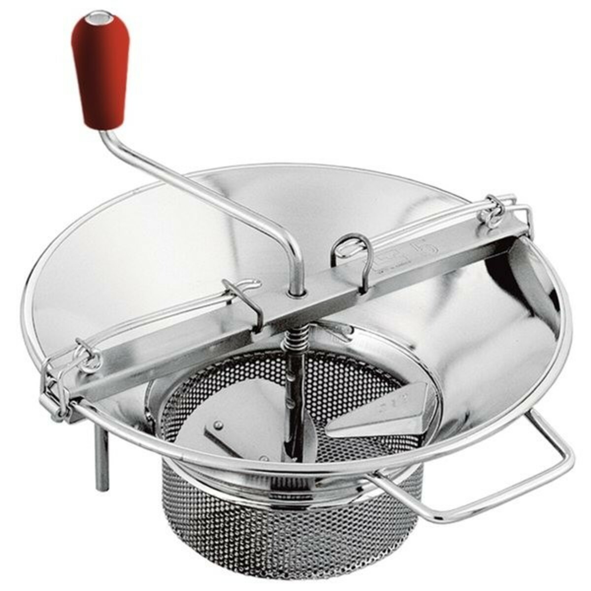 Tinned food mill Louis Tellier with grid 1 mm