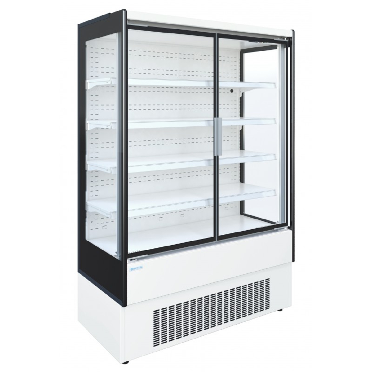 Wall-mounted refrigerated display case PSIIIP 1310 with swing doors