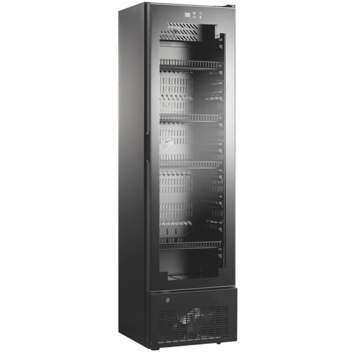 Wine cabinet with touch screen and LED lighting, 52 bottles 2 temperatures