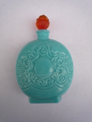 Bottle opal Sultane turquoise / H. 11 CM - Bottles