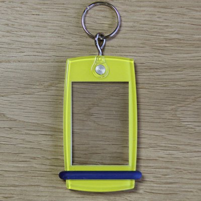 Keyring Mini Creoglass Color Yellow X10